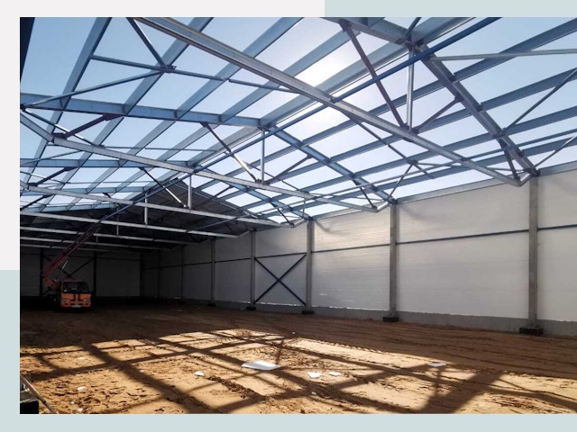 Строительство сенохранилищ в Вичуге