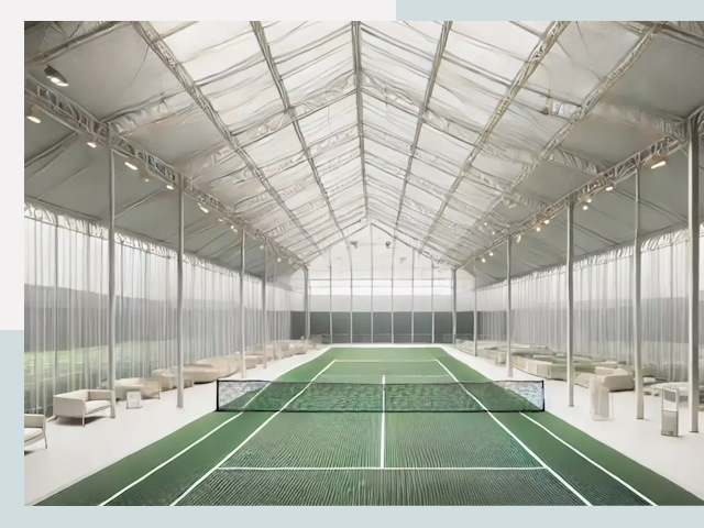 Строительство теннисных кортов в Вичуге