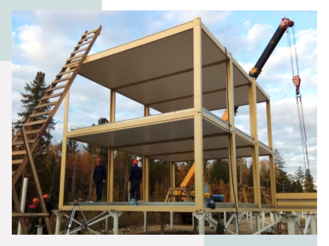 Строительство модульных здания Вичуга