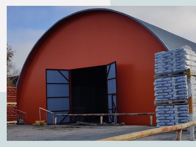 Полукруглые ангары по цене от 610 руб. в Вичуга