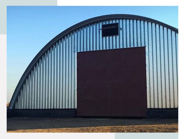Бескаркасные ангары в Вичуге