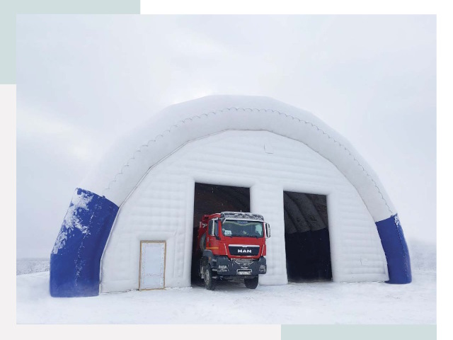 Мобильные ангары в Вичуге