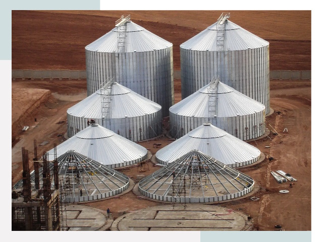 Строительство зерновых силосов в Вичуге