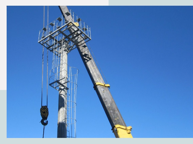 Монтаж осветительных мачт в Вичуга от 610 руб.