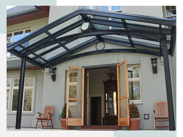 Козырьки металлические в Вичуге