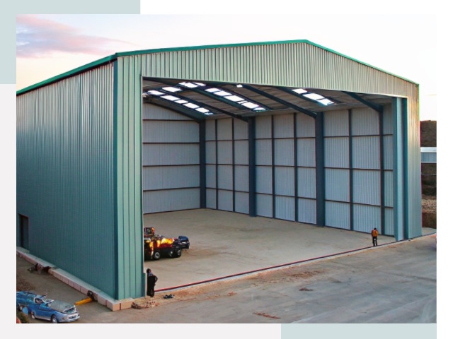 Строительство ангаров в Вичуге